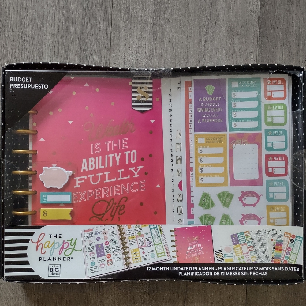 The Happy Planner Budget Planner (undated)